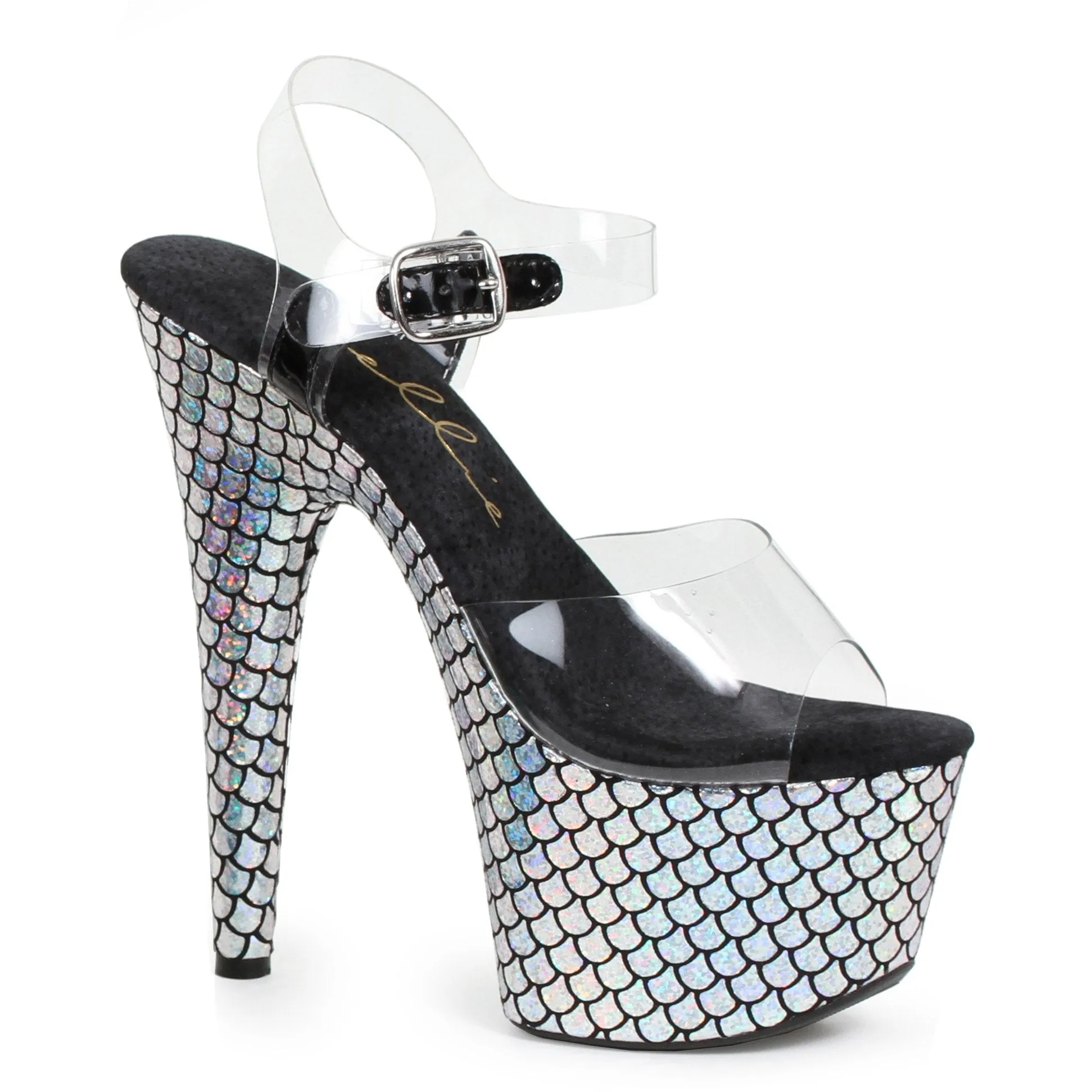7" Stiletto Platform Sandal (ES709-MERMAID)