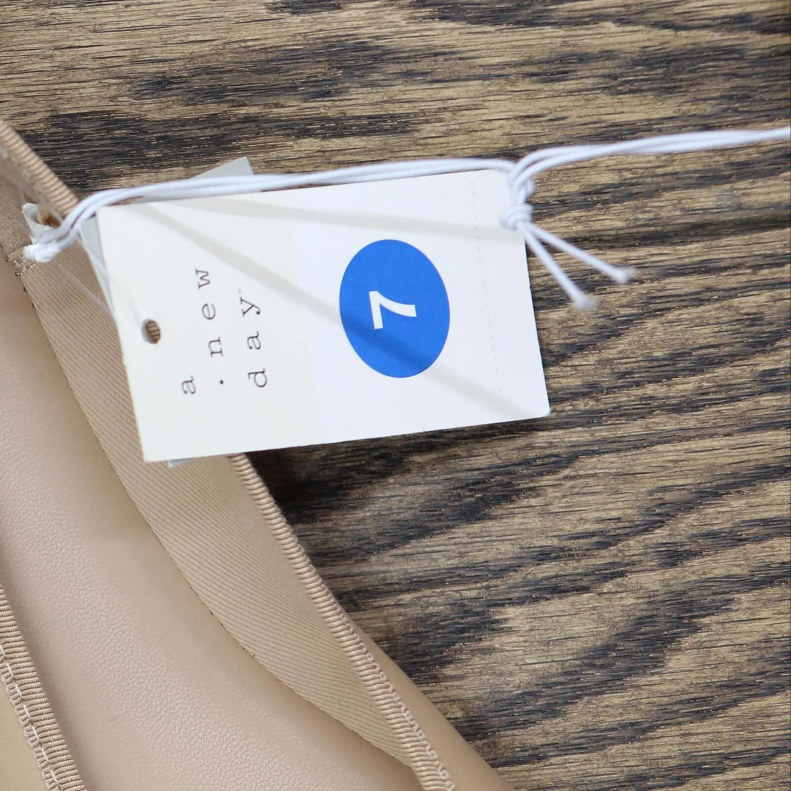 A New Day Womens Janie Ballet Flats with Memory Foam Insole Tan Brown 7M