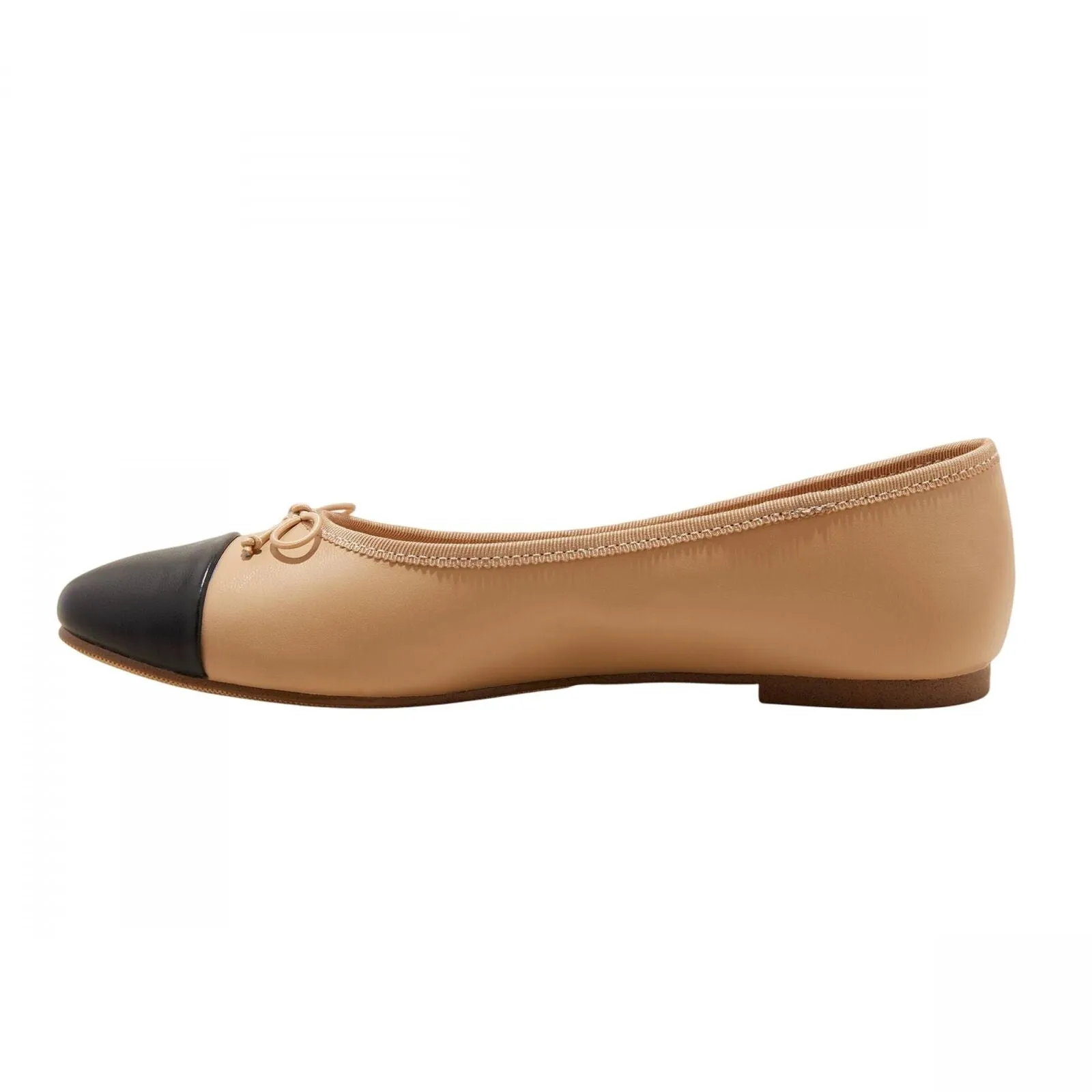 A New Day Womens Janie Ballet Flats with Memory Foam Insole Tan Brown 7M