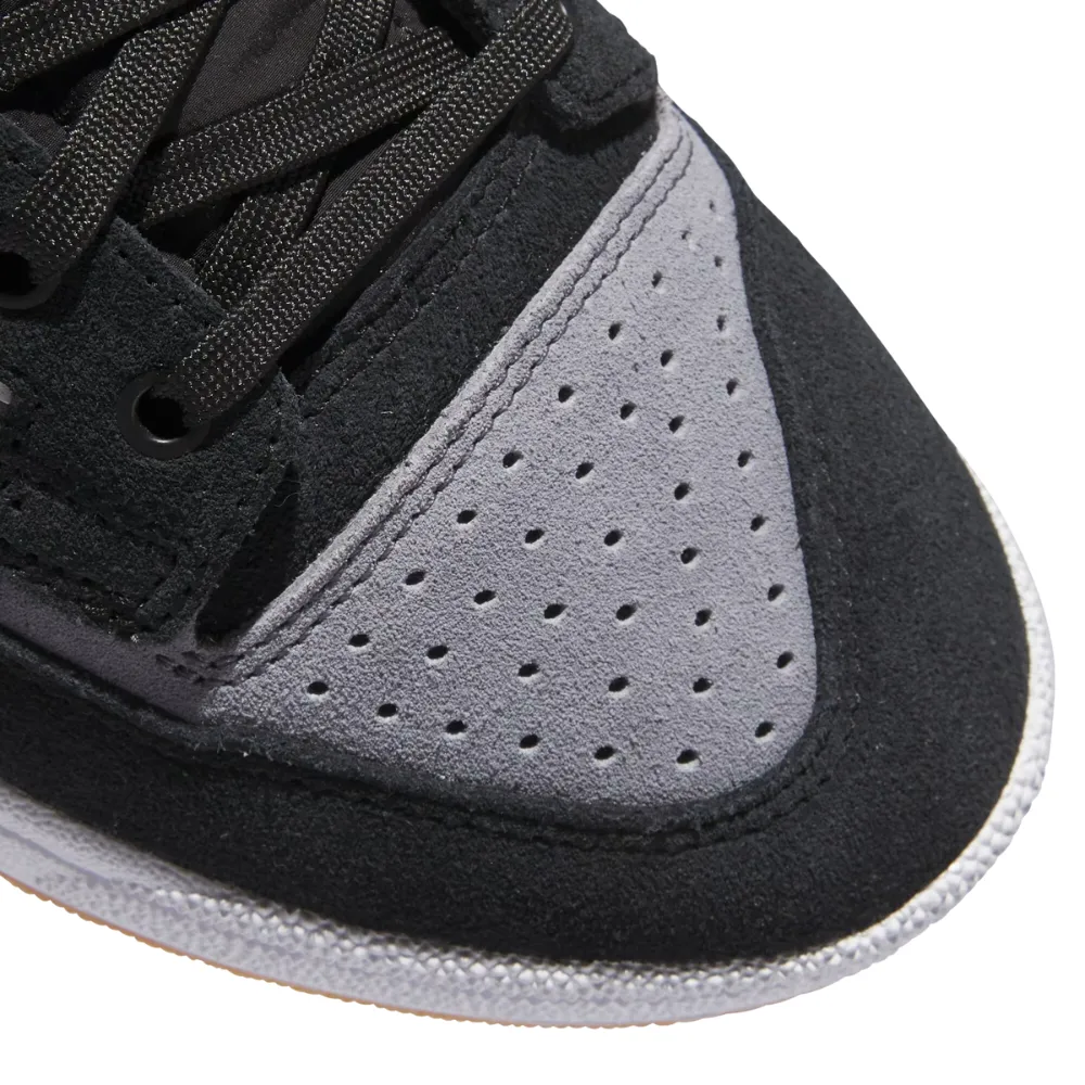 Adidas Centennial 85 Low Adv Suede Skate Shoes | Black, Grey & White
