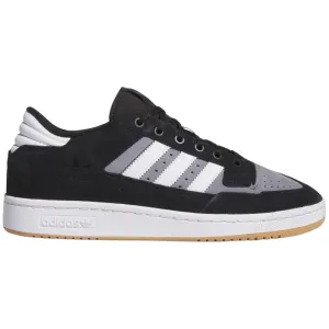 Adidas Centennial 85 Low Adv Suede Skate Shoes | Black, Grey & White