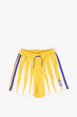 ADIDAS X ERIC EMANUEL HOOPS SUMMER ESSENTIALS SHORTS SOLAR GOLD