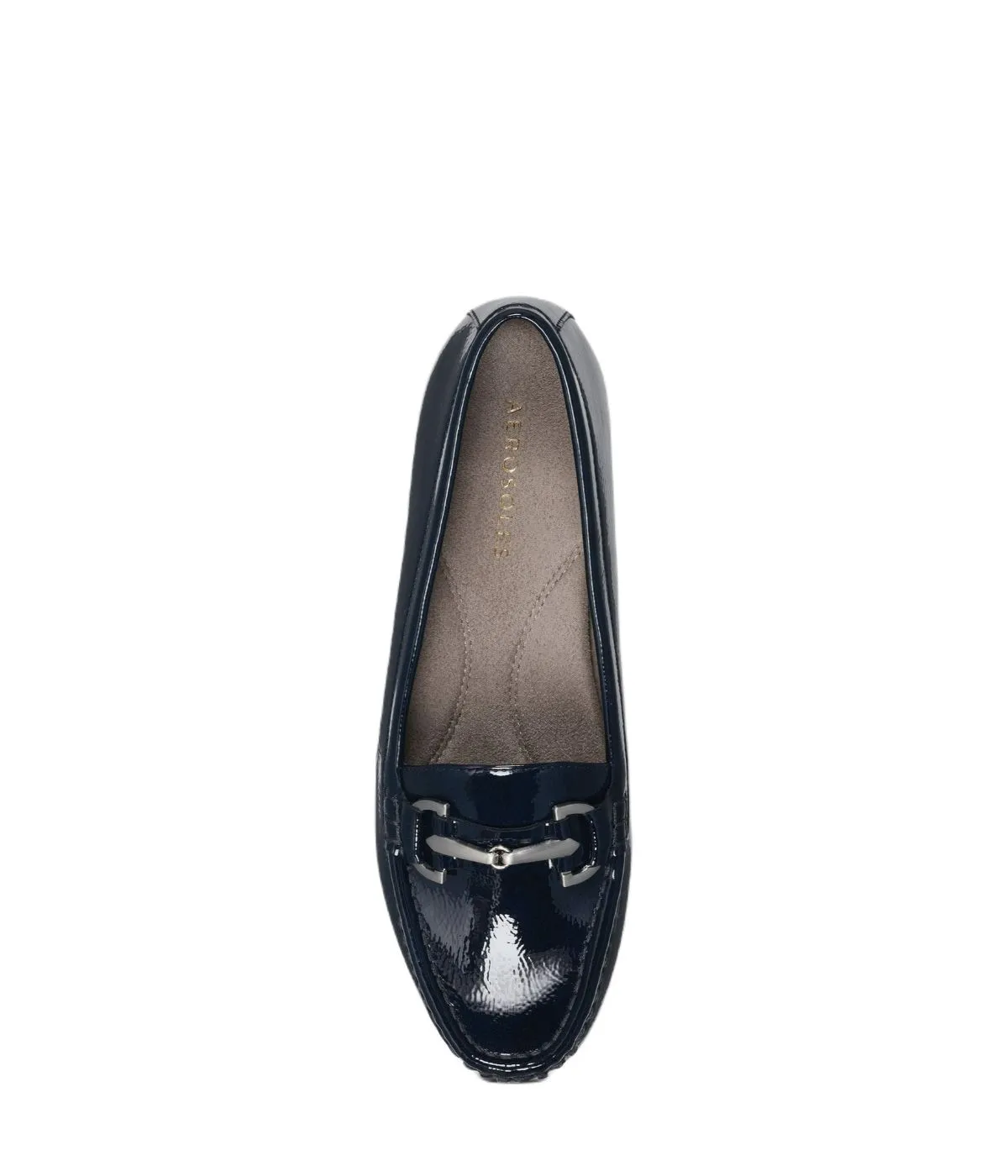 Aerosoles Day Drive Flat Navy Patent