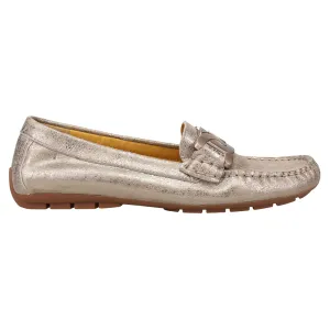 Aiker Metallic Moccasins
