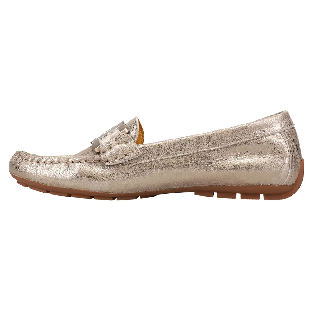 Aiker Metallic Moccasins
