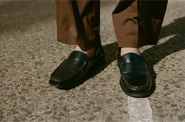 ALAN LOAFER, BLACK CALF