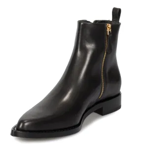 Alexander McQueen Braided Chain Leather Chelsea Boots