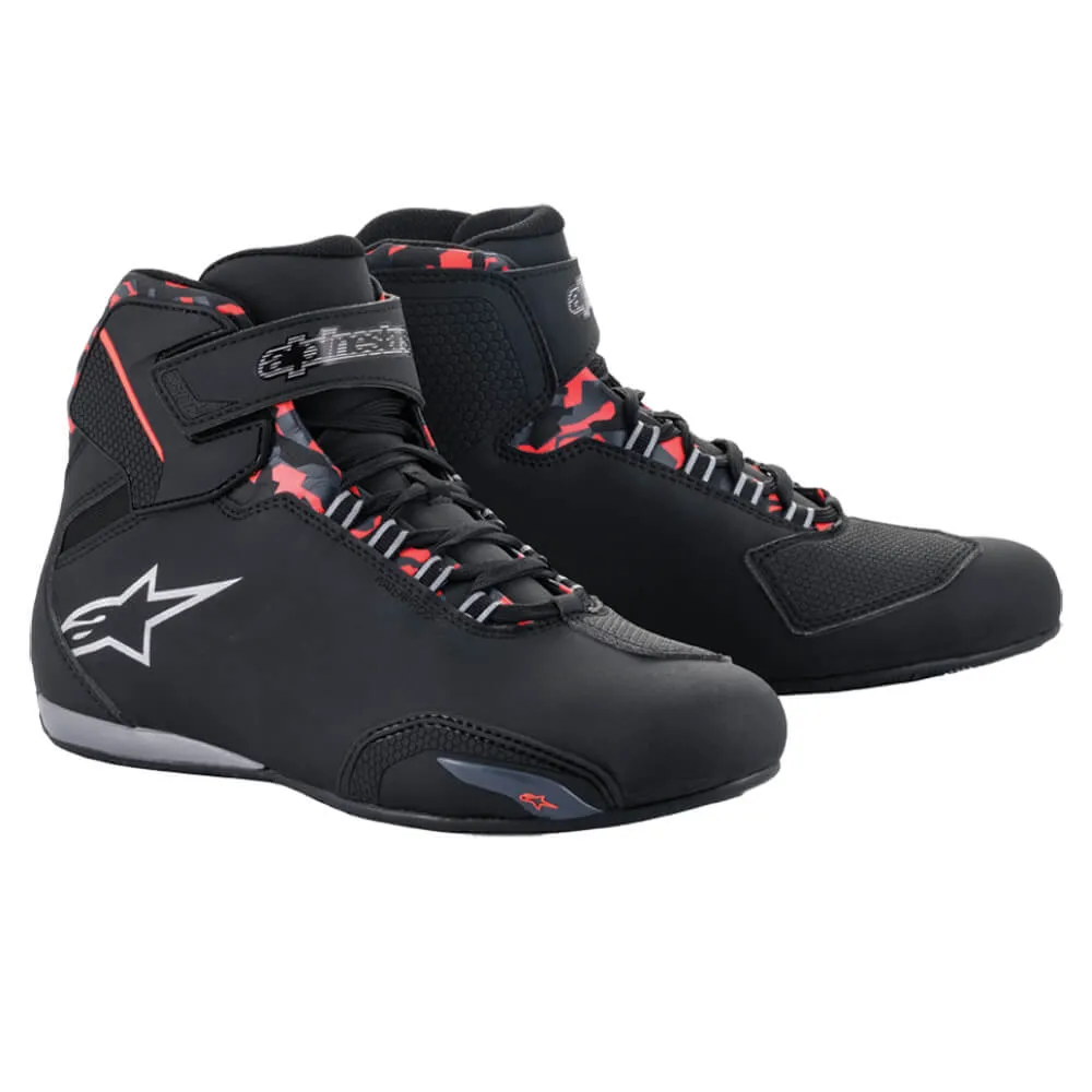 Alpinestars Sektor Waterproof Shoes Black / Grey / Red