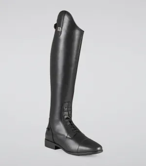 Anima Ladies Synthetic Field Tall Riding Boots Black (Wide Calf)