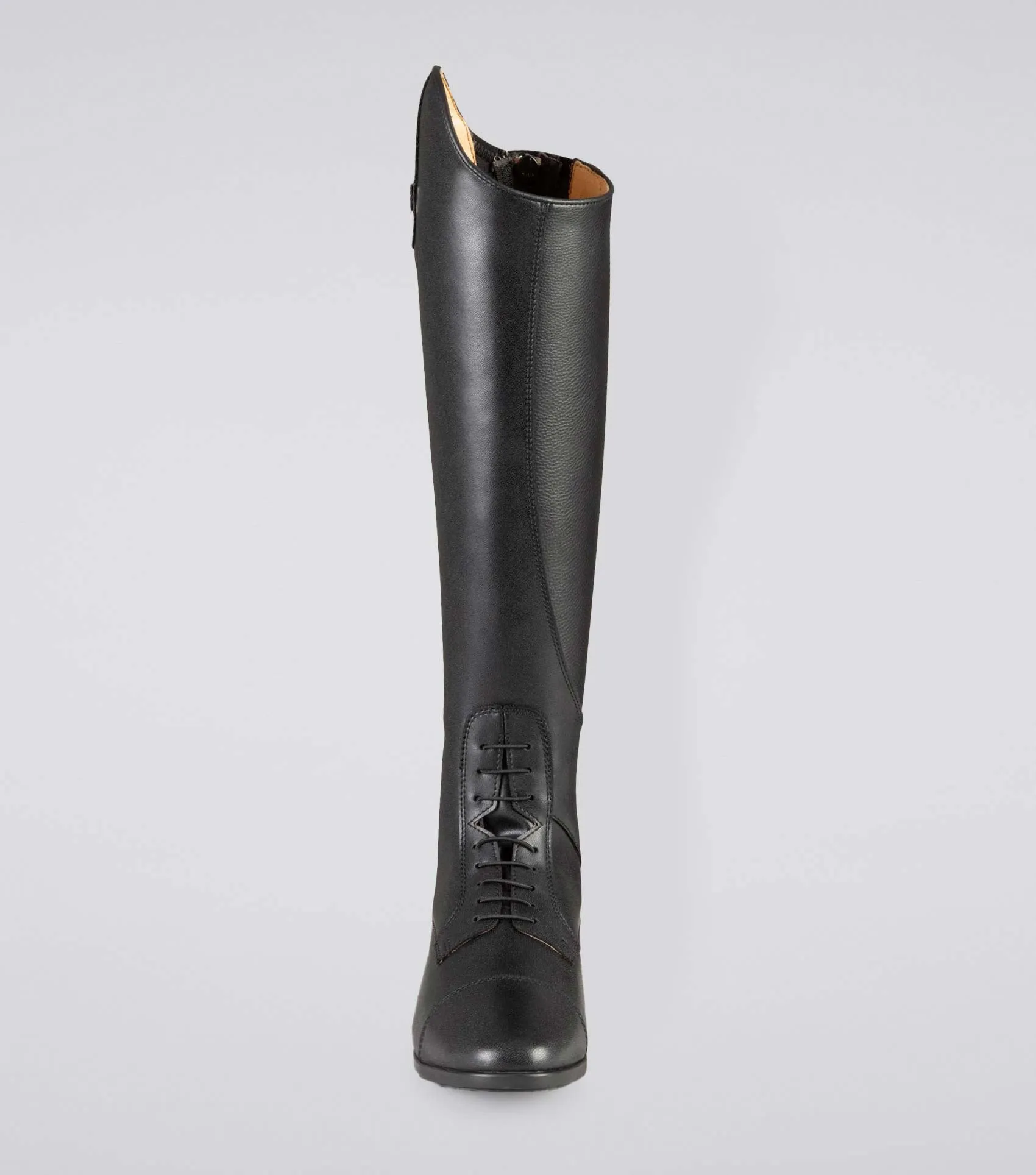 Anima Ladies Synthetic Field Tall Riding Boots Black (Wide Calf)