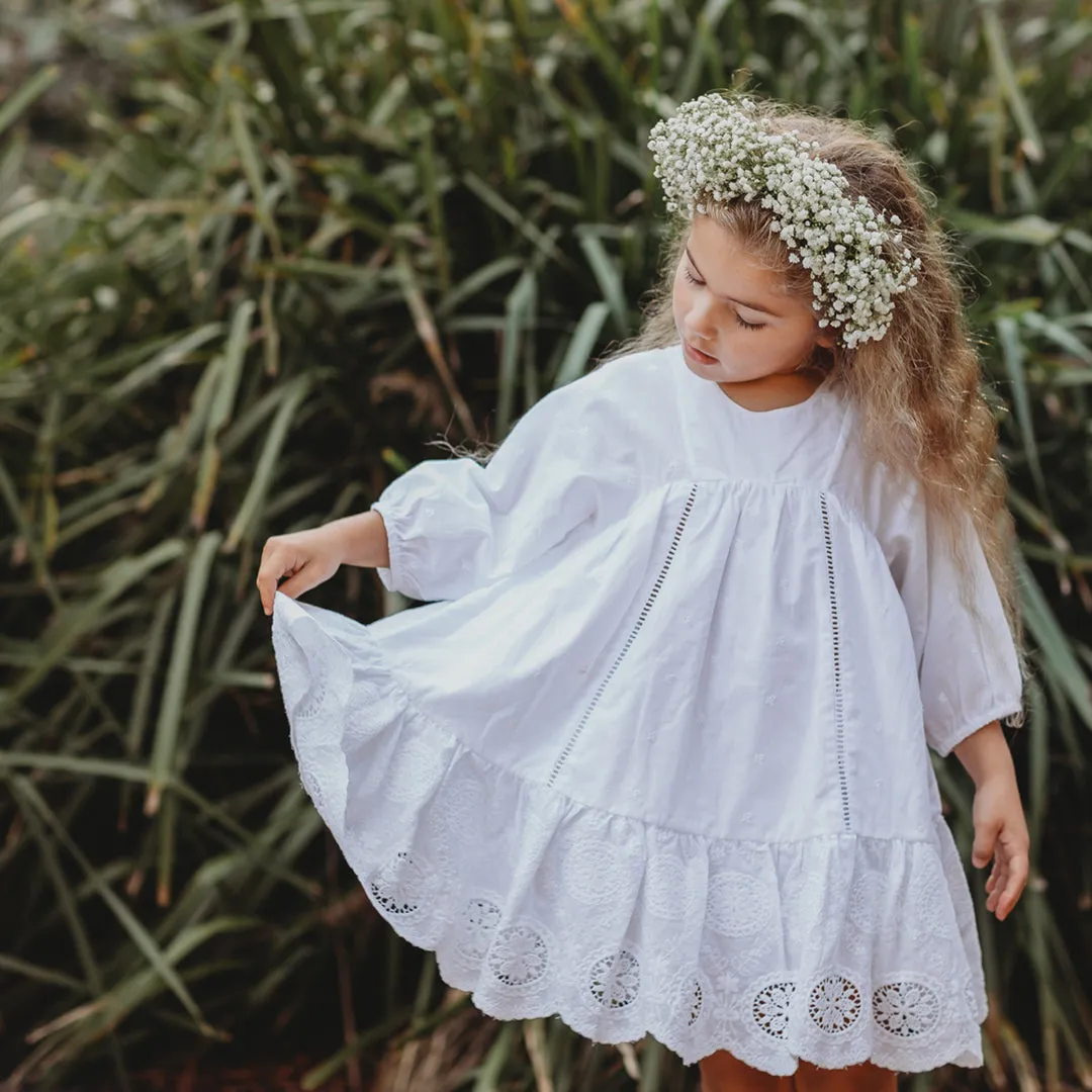 anne of avonlea dress - trellis broderie anglaise