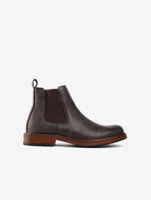 Auber Men's Vegan Leather Chelsea Boots | Brown
