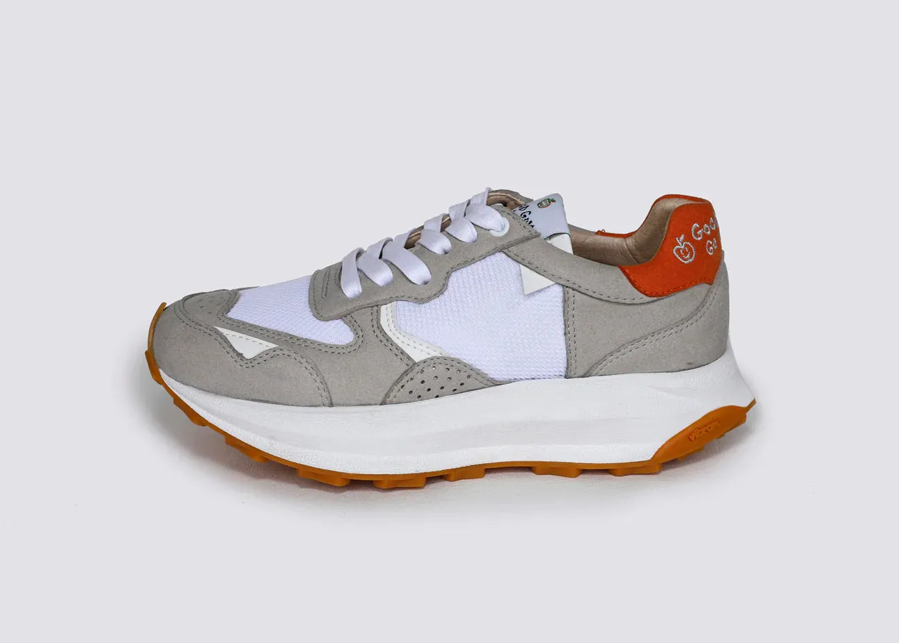 Baber Sneakers "grey orange" | Good Guys Don't Wear Leather