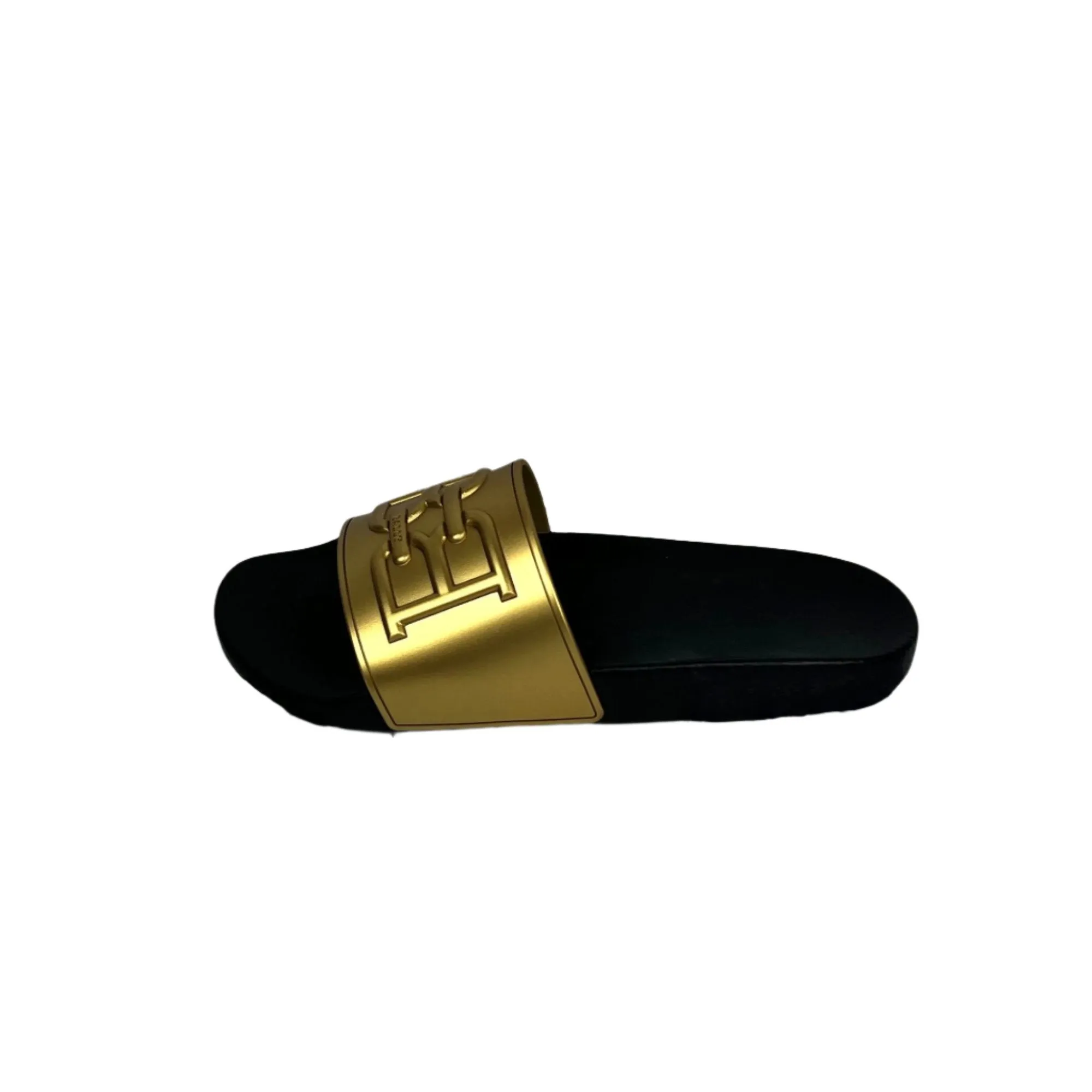Bally Mens Scotty Gold Rubber Sandals