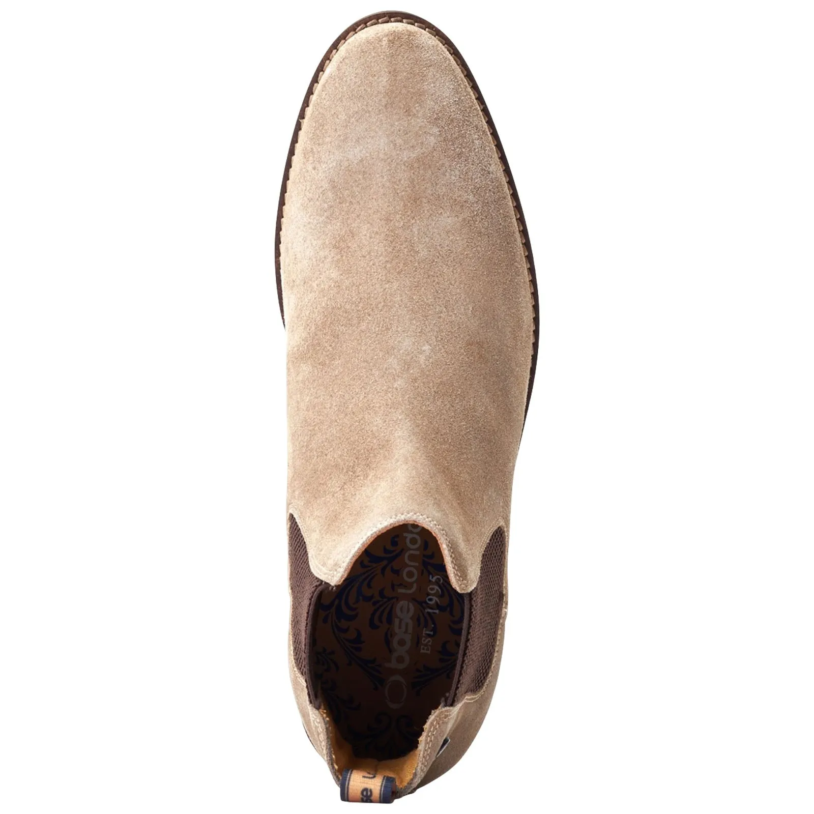 Base London Mens Virgil Suede Chelsea Boots