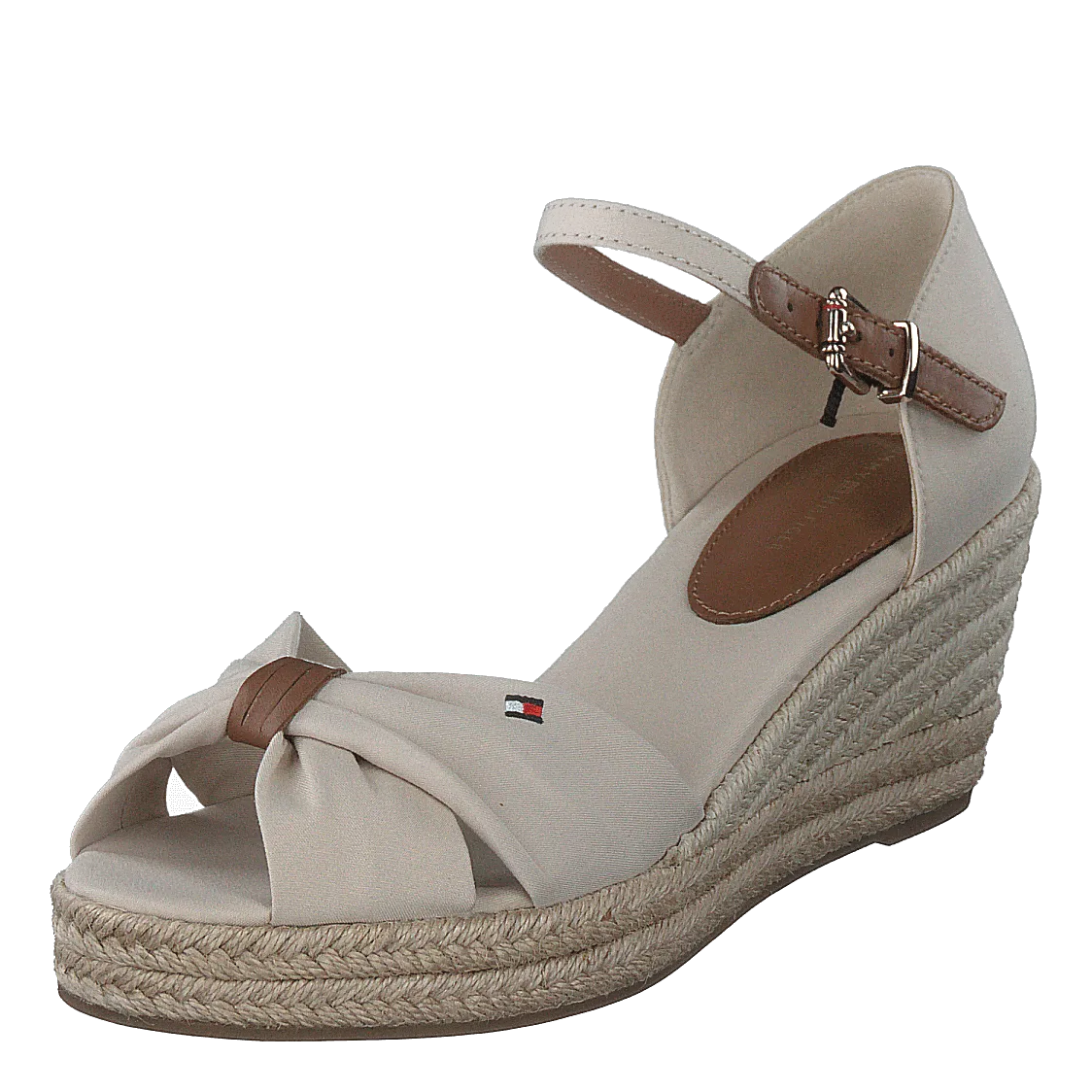 Basic Open Toe Mid Wedge Classic Beige