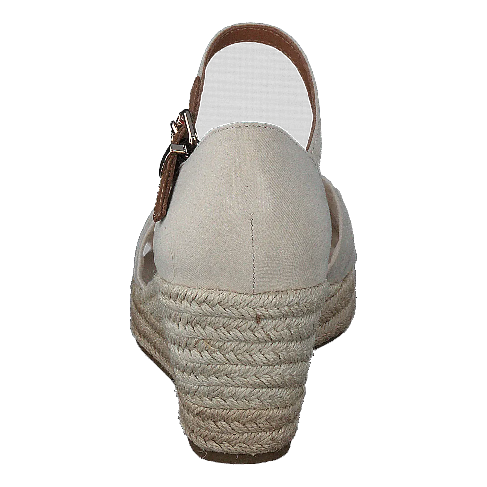 Basic Open Toe Mid Wedge Classic Beige