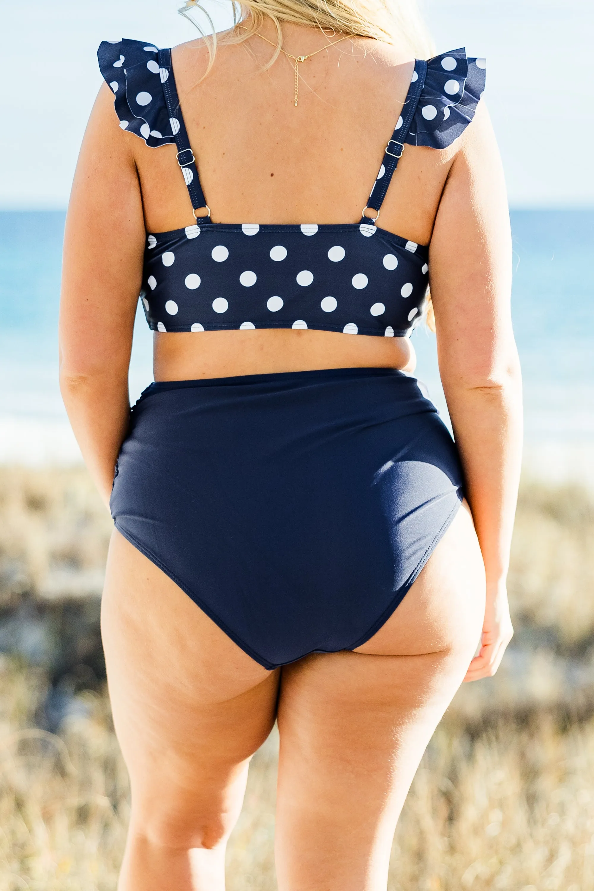 Beach Trip Swim Bottom, Navy