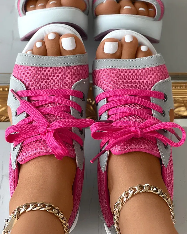 Belinda | Sporty Sneaker Wedge Sandal