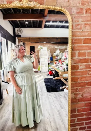 Belle Sage Dress