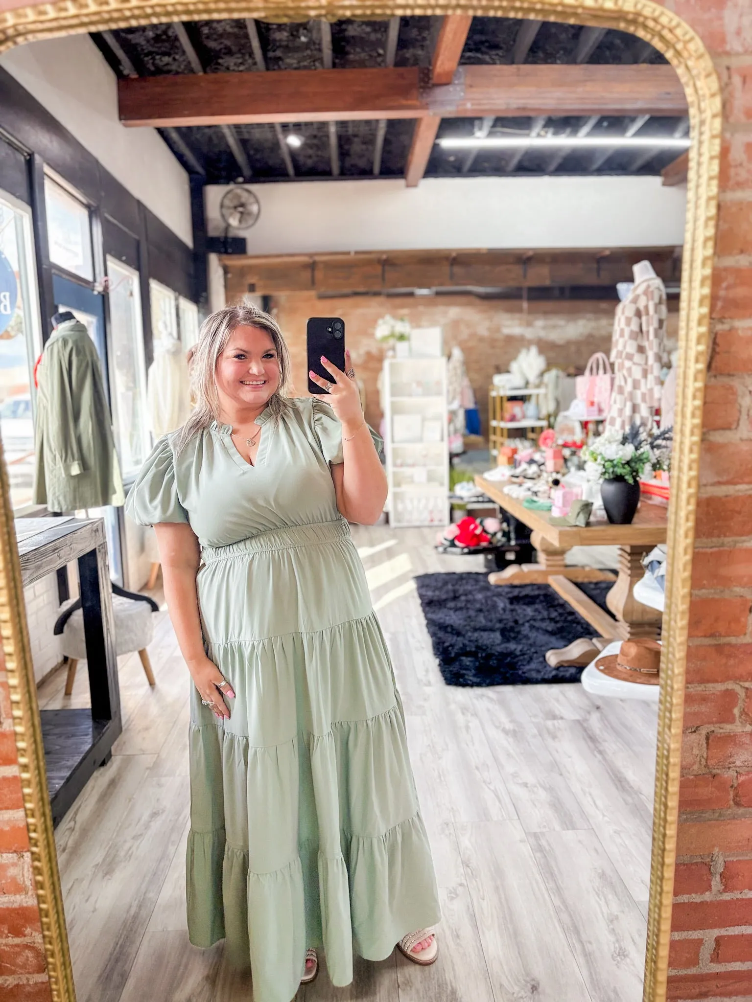 Belle Sage Dress