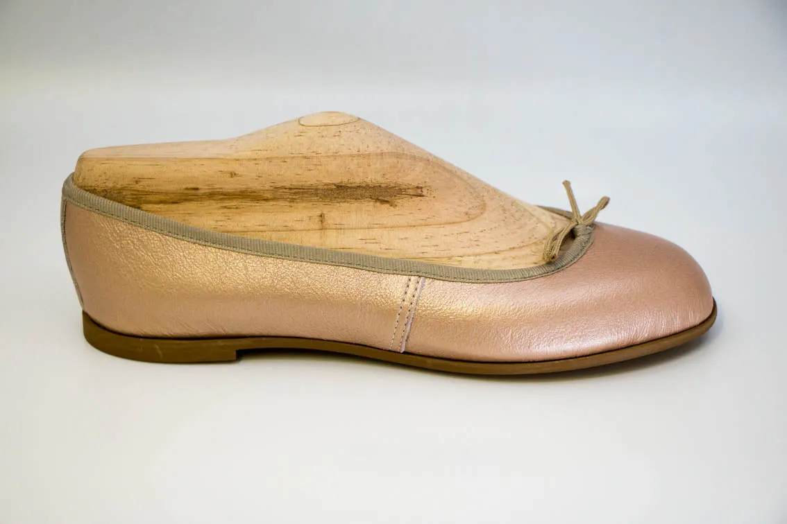 Blush rose gold Ballet flat