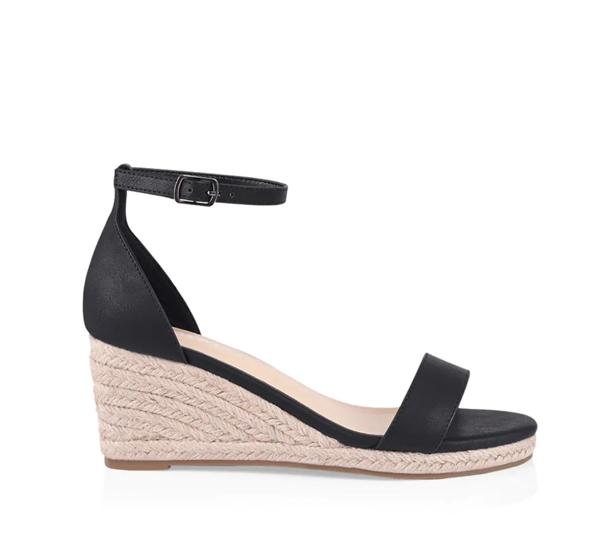 Bobbie Low Wedge Black