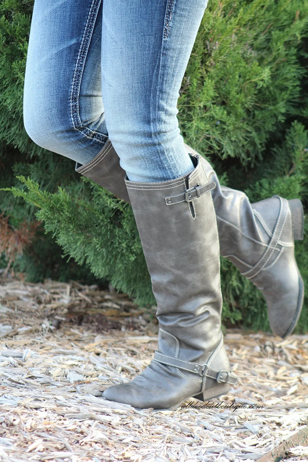 Breckelle’s | Outlaw Taupe Riding Boots