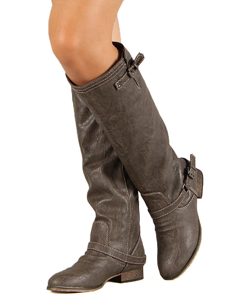Breckelle’s | Outlaw Taupe Riding Boots