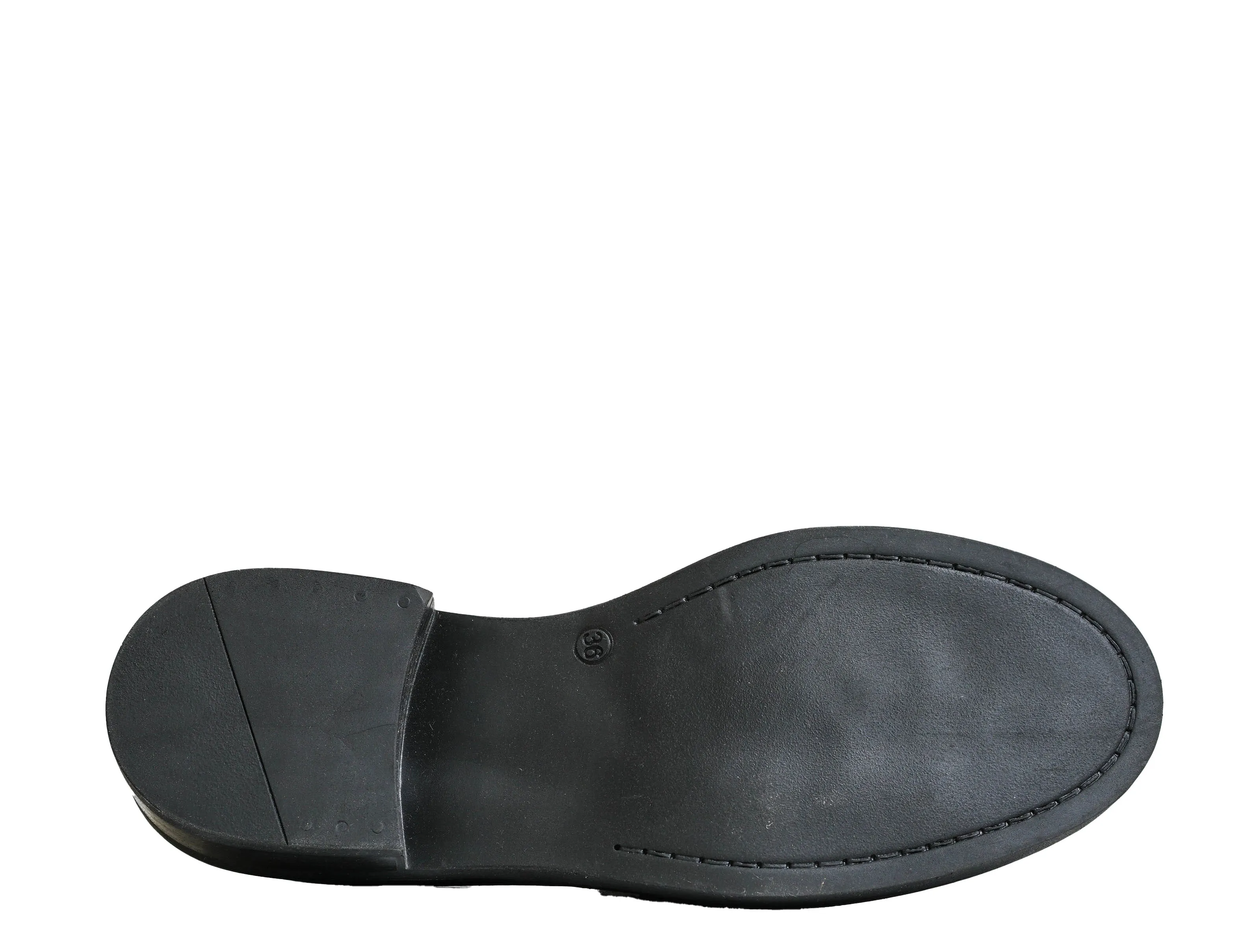 Bruglia Women’s Black Bar Patent Leather Loafer 8908 30% off