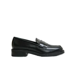 Bruglia Women’s Black Leather Loafer 8907 30% OFF