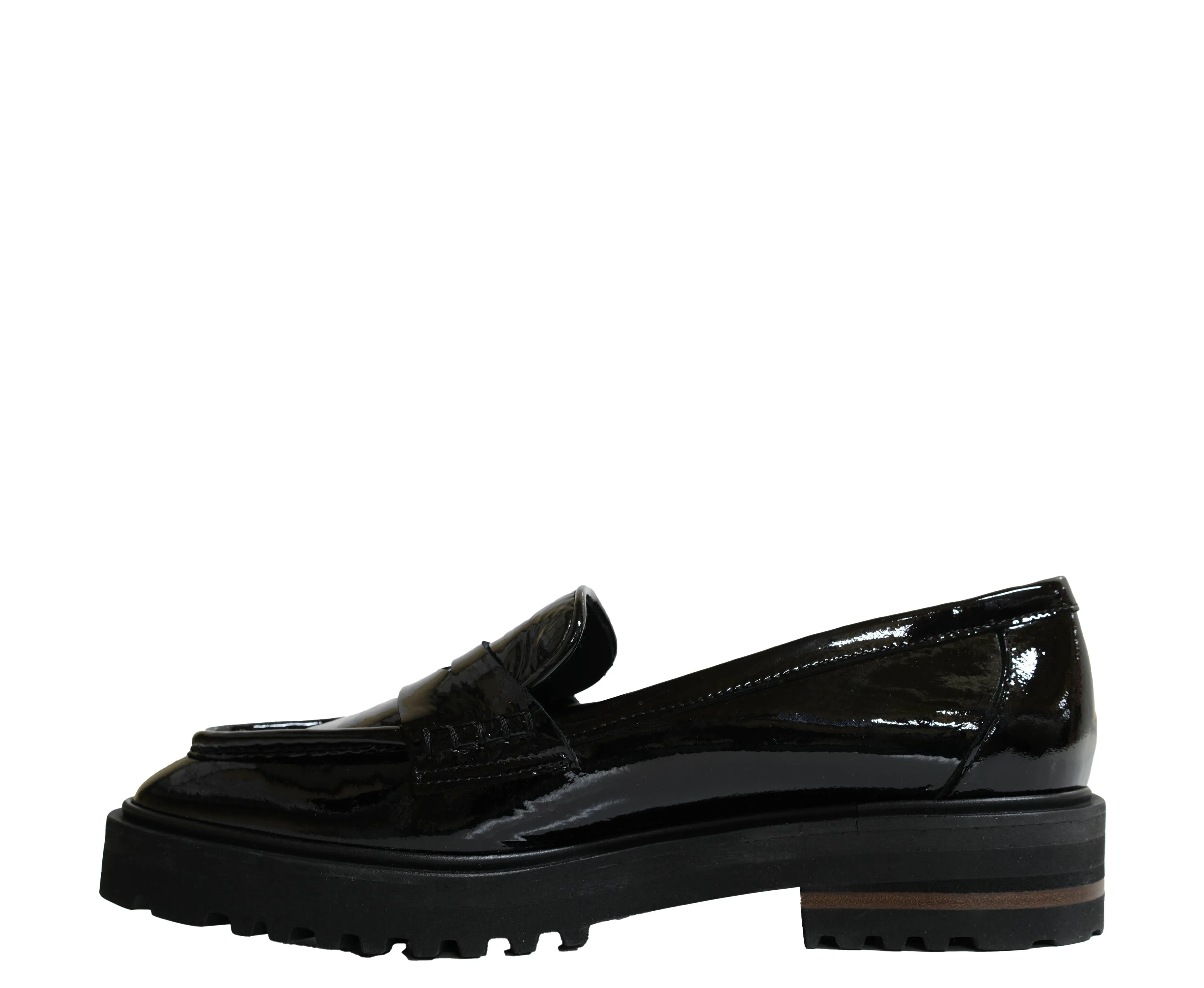 Bruglia Women’s Black Patent Leather Loafer 8716 30% off