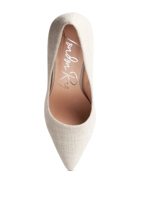 Canvas Block Pumps