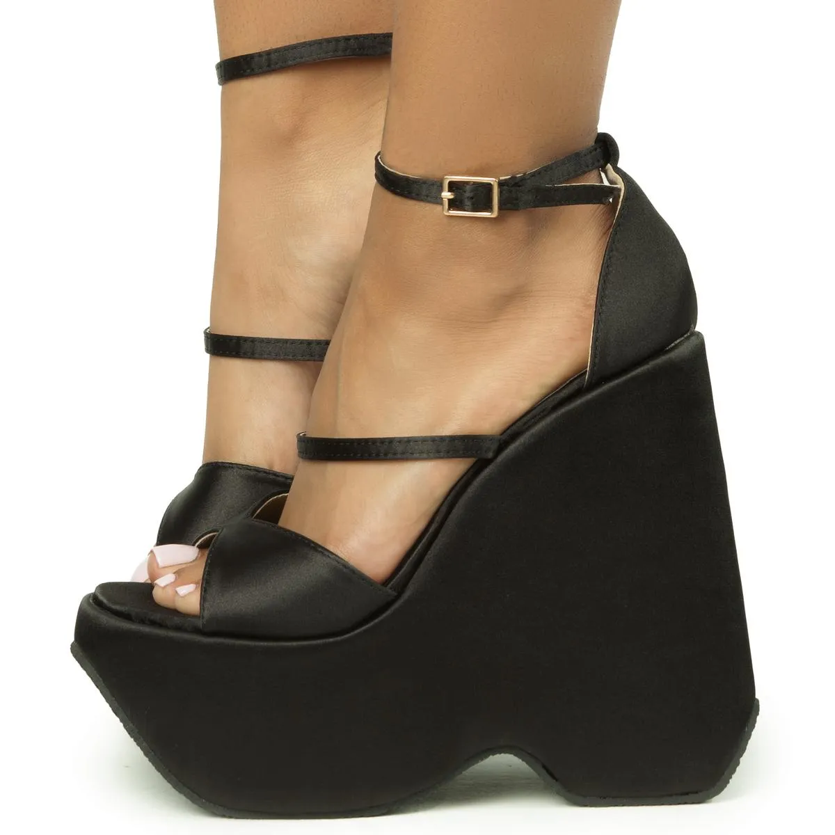 Carrio Chunky Platform Wedges