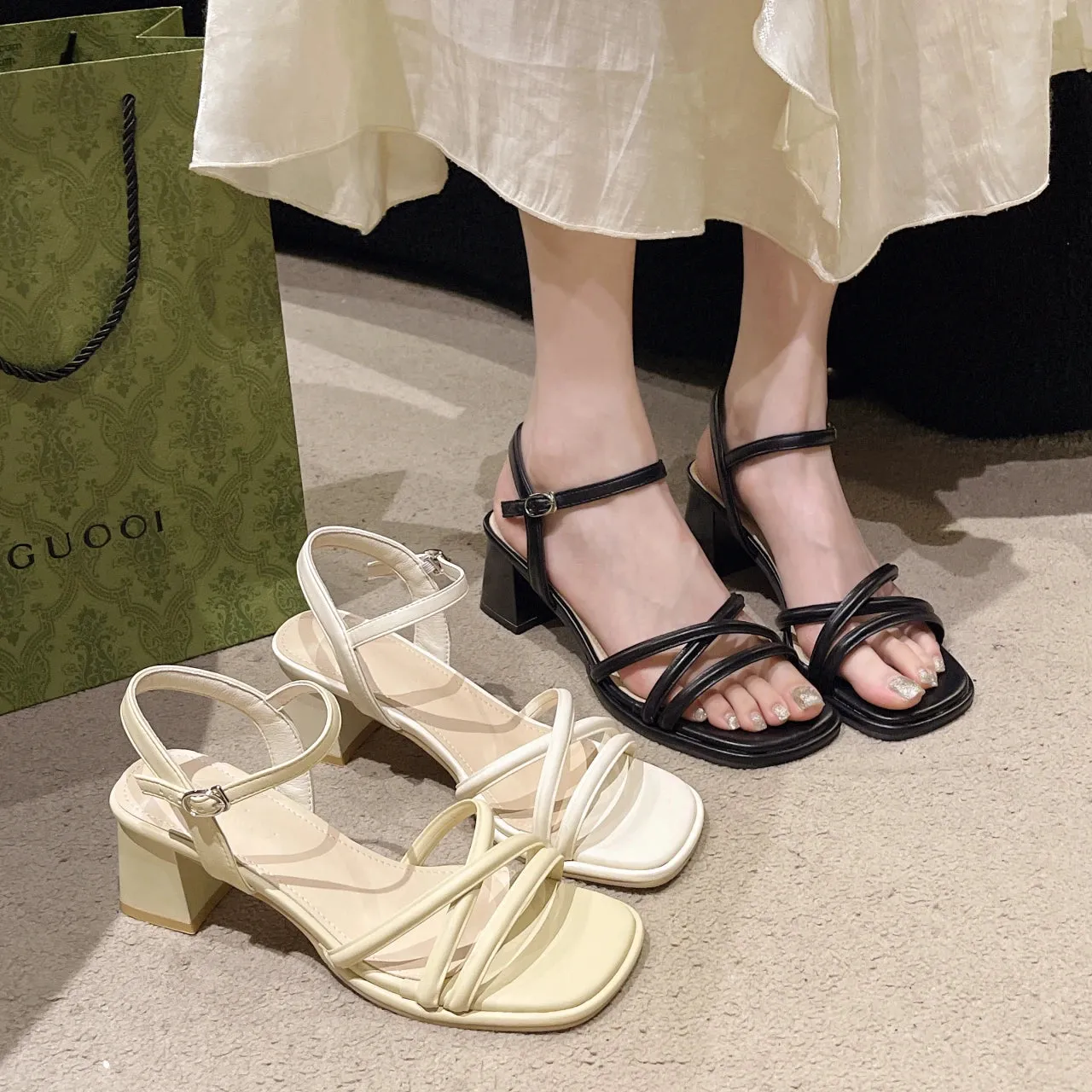 Casual Low Heels Sandals