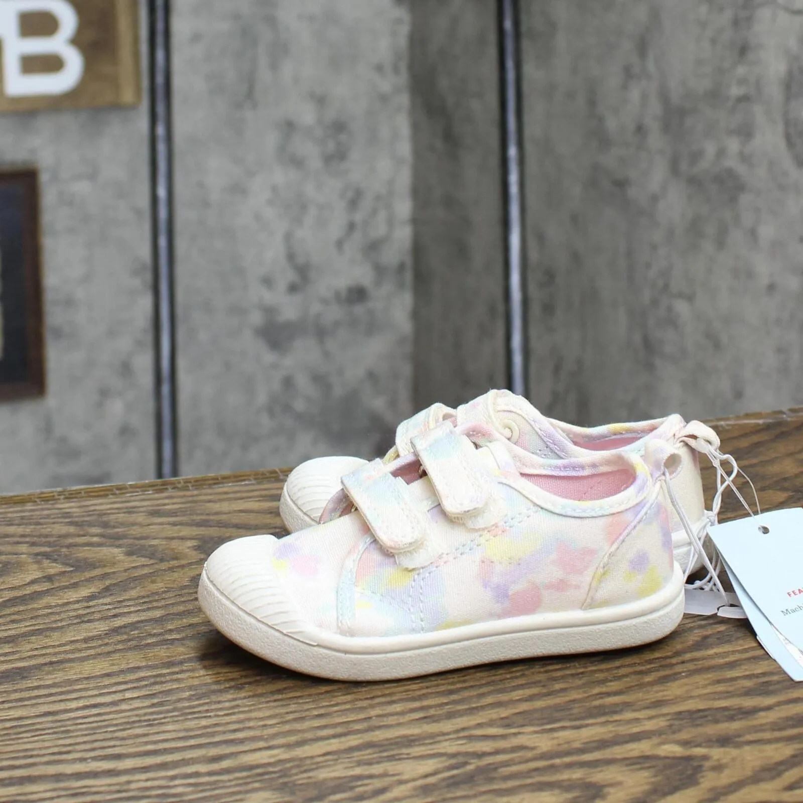 Cat & Jack Toddler Parker Tie-Dye Sneakers 80835884 White Multicolor 7T