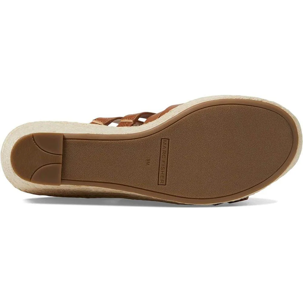 Cazzie Dark Brown Wedge Sandals
