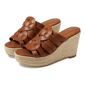 Cazzie Dark Brown Wedge Sandals
