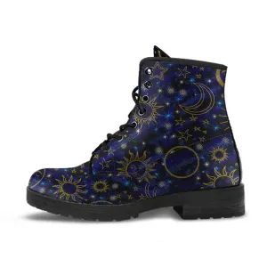 Celestial Night Sky Vegan Boots
