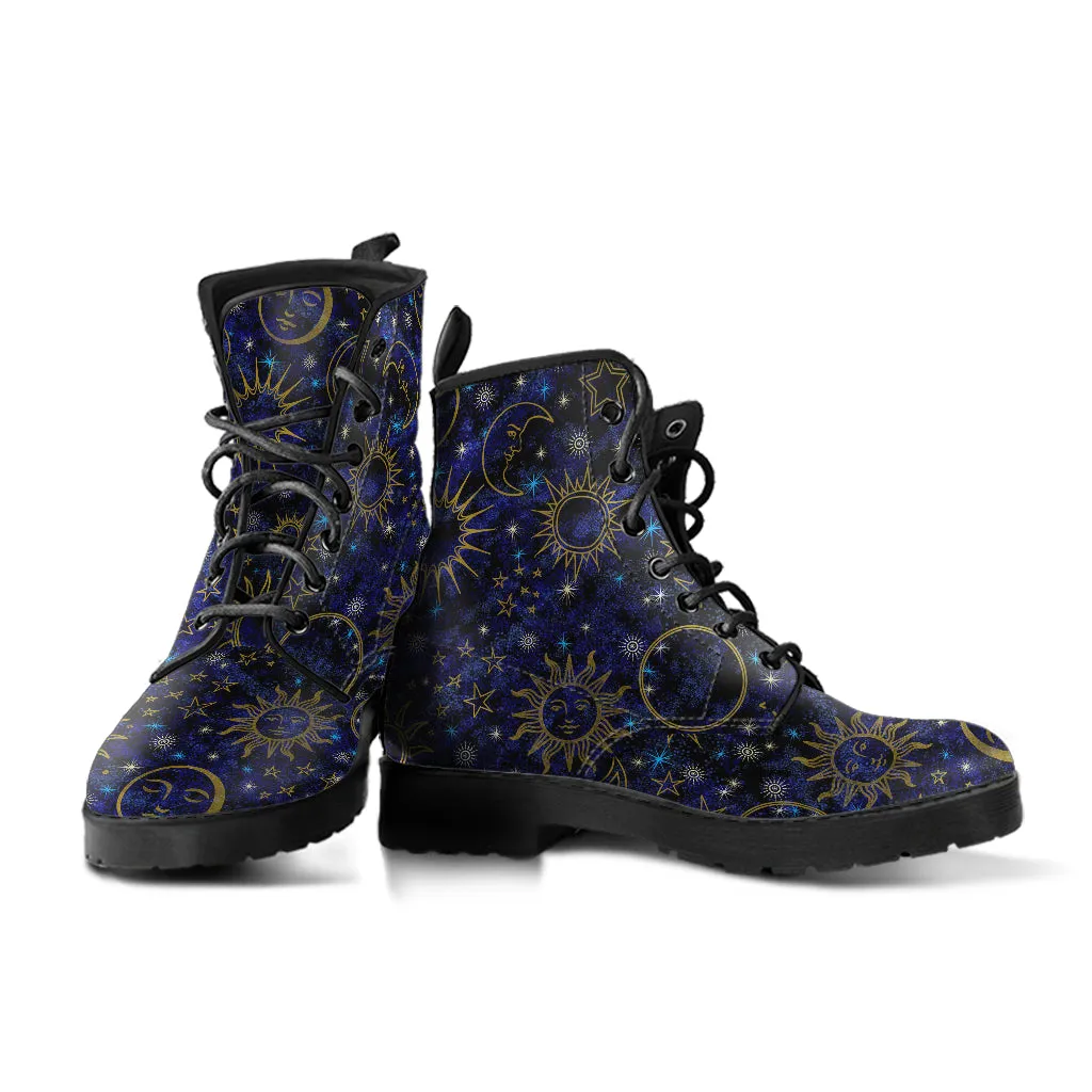 Celestial Night Sky Vegan Boots