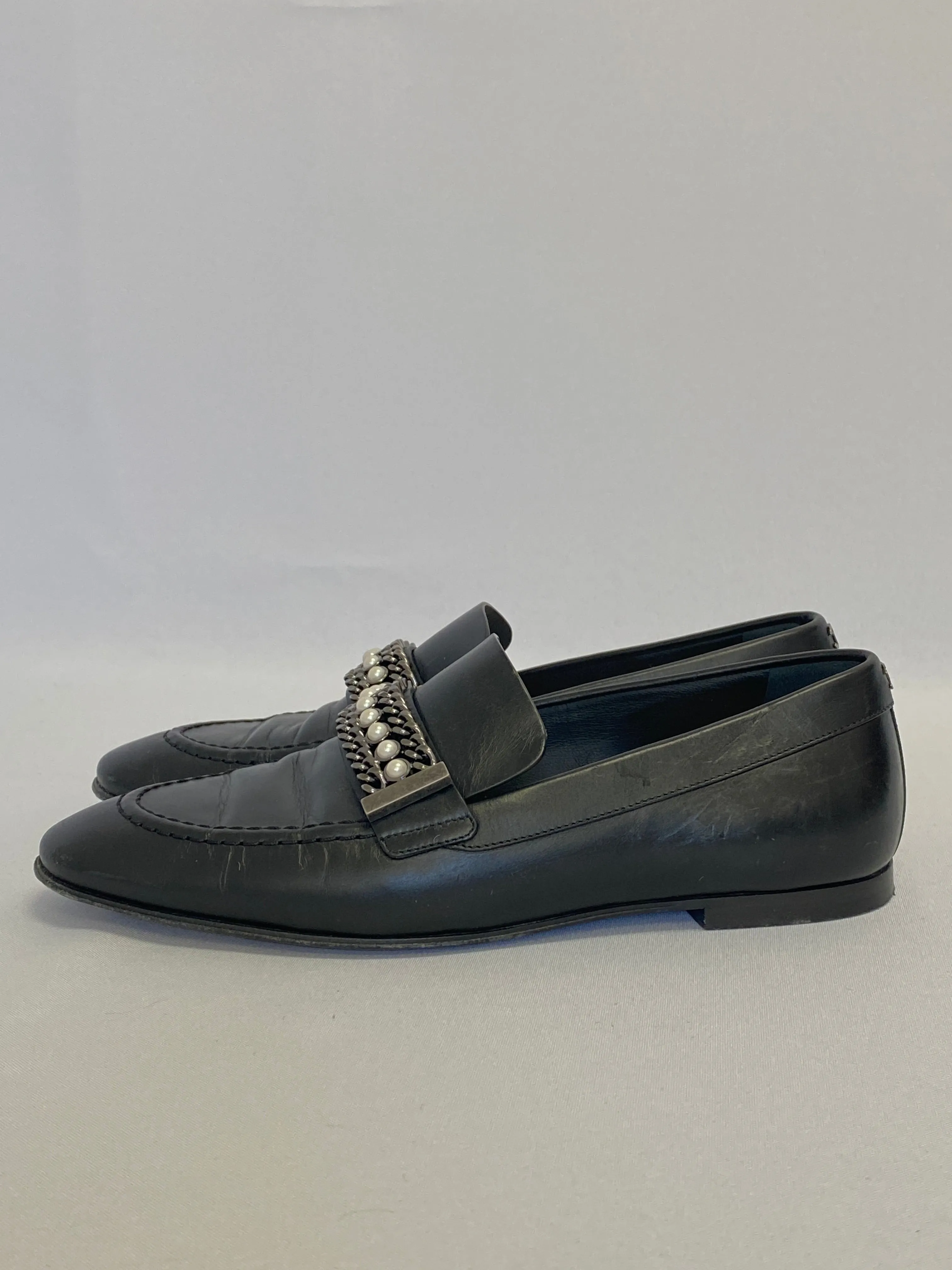 Chanel Loafer with Pearl Chain