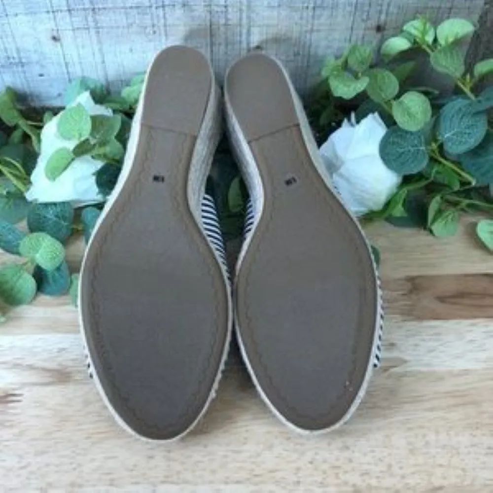 Charter Club Tamaare Wedge Sandals Black/White 9.5