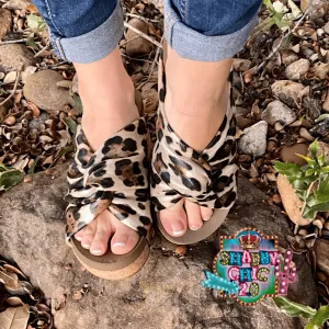 Cheerful Gold Cheetah Wedge