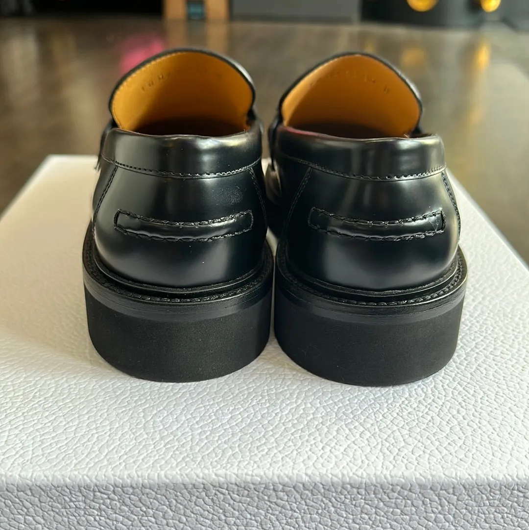 Christian Dior Black Brushed Clafskin Dior Boy Loafer