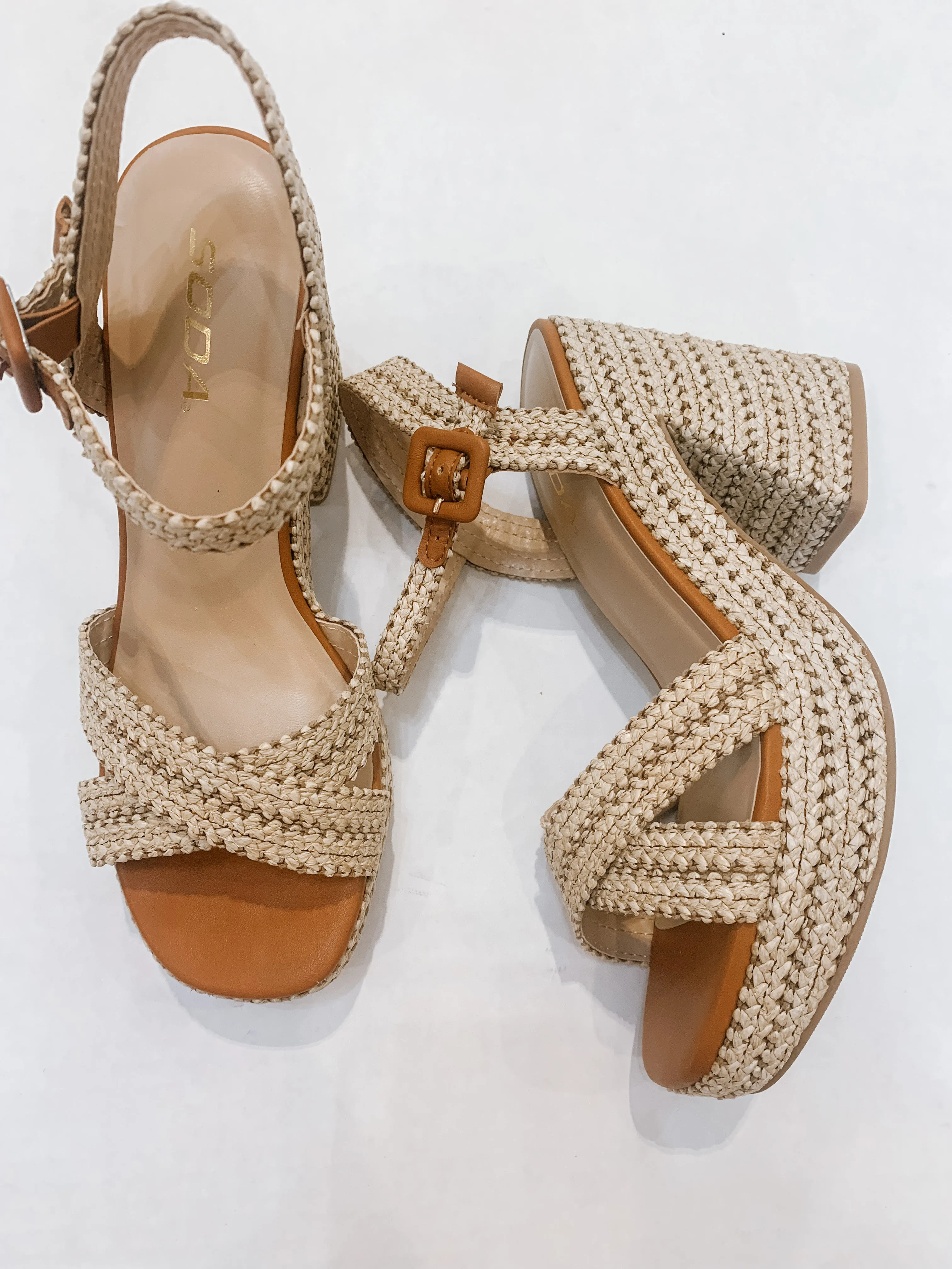 Chunky Basket Heel