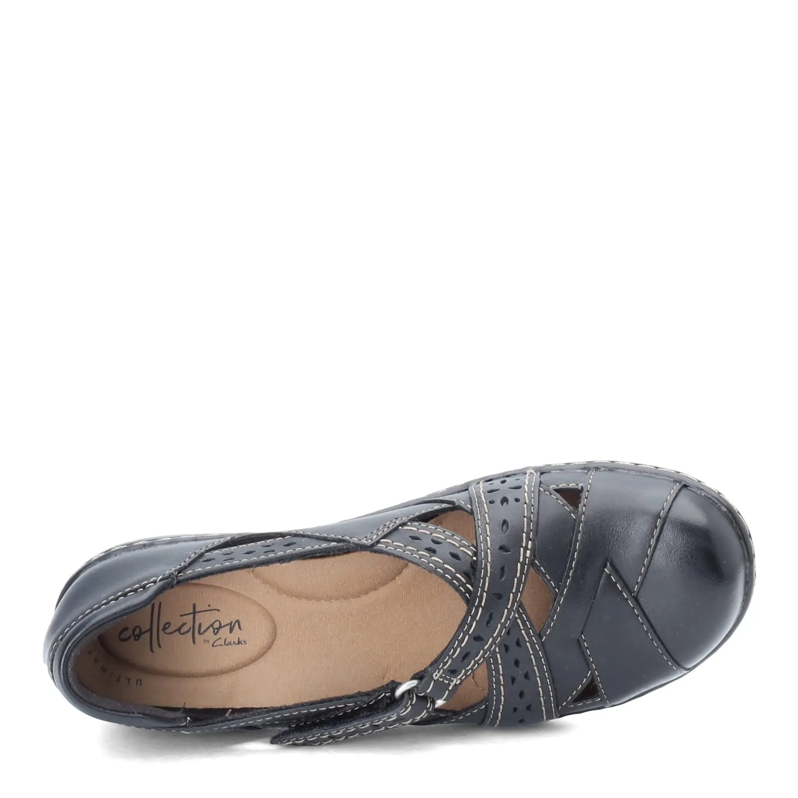 Clarks womens Ashland Spin Q Slip On Loafer, Black, 8.5 US