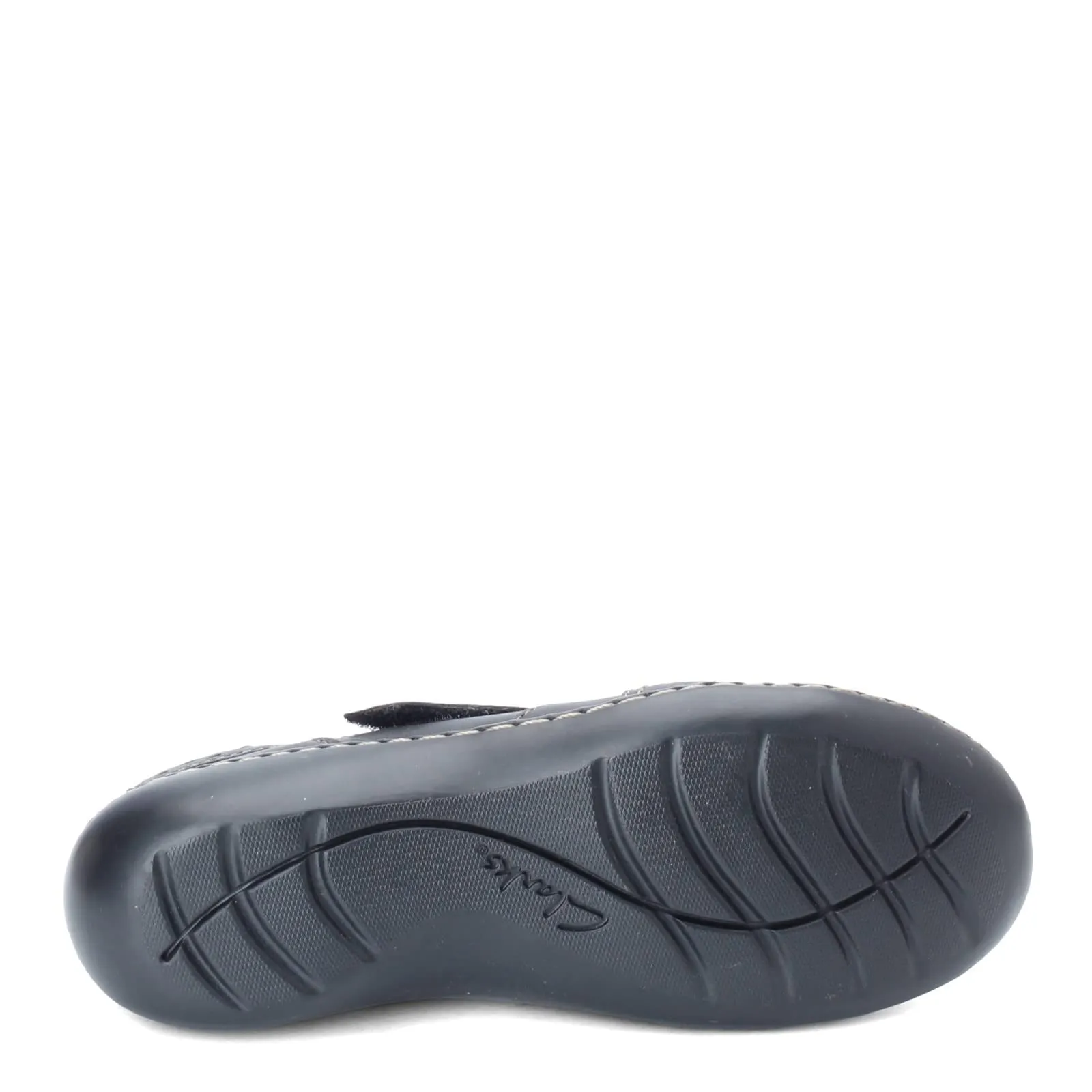 Clarks womens Ashland Spin Q Slip On Loafer, Black, 8.5 US