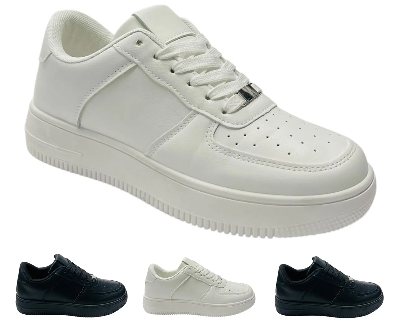 Classic Lace Up Sports Leisure Trainers
