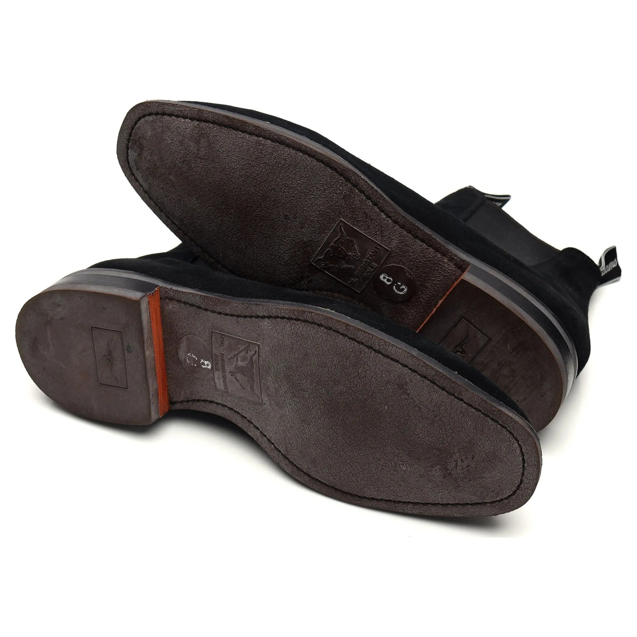 'Comfort Craftsman' Black Suede Chelsea Boot UK 8 G