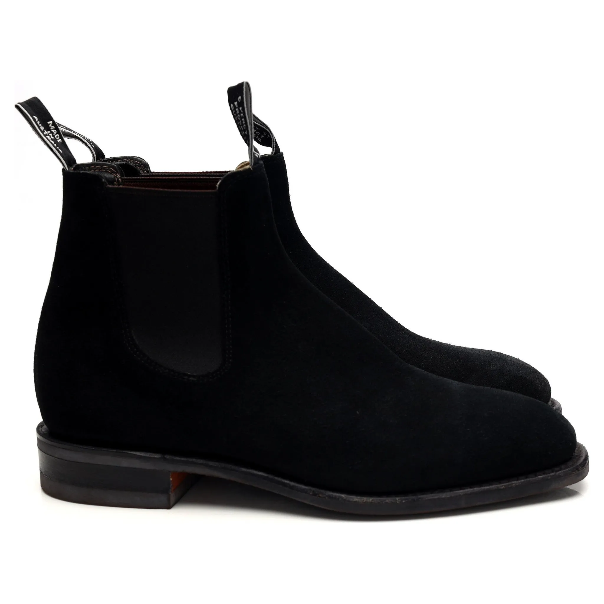 'Comfort Craftsman' Black Suede Chelsea Boot UK 8 G
